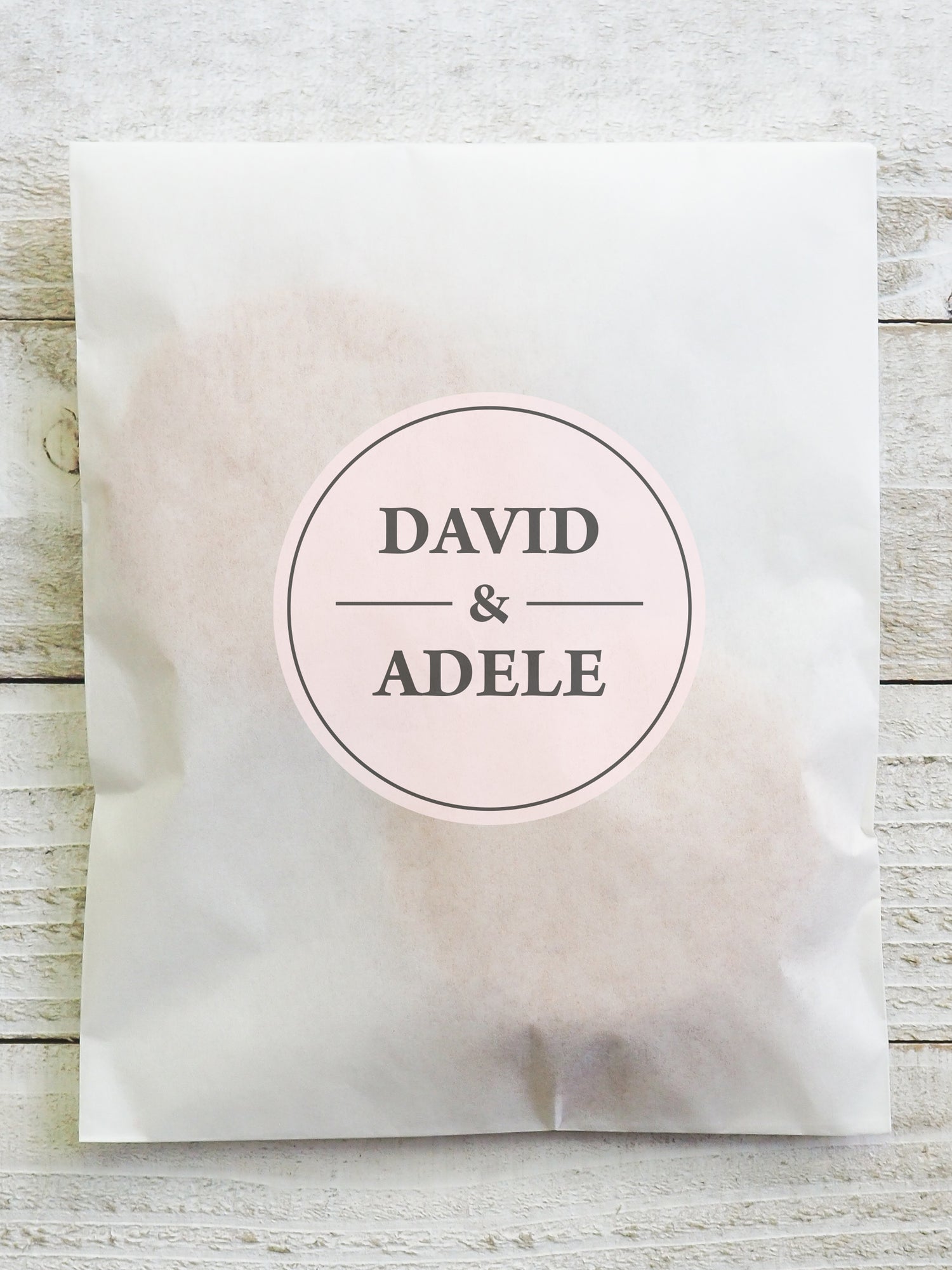 Personalised Labels for Confetti and Favours