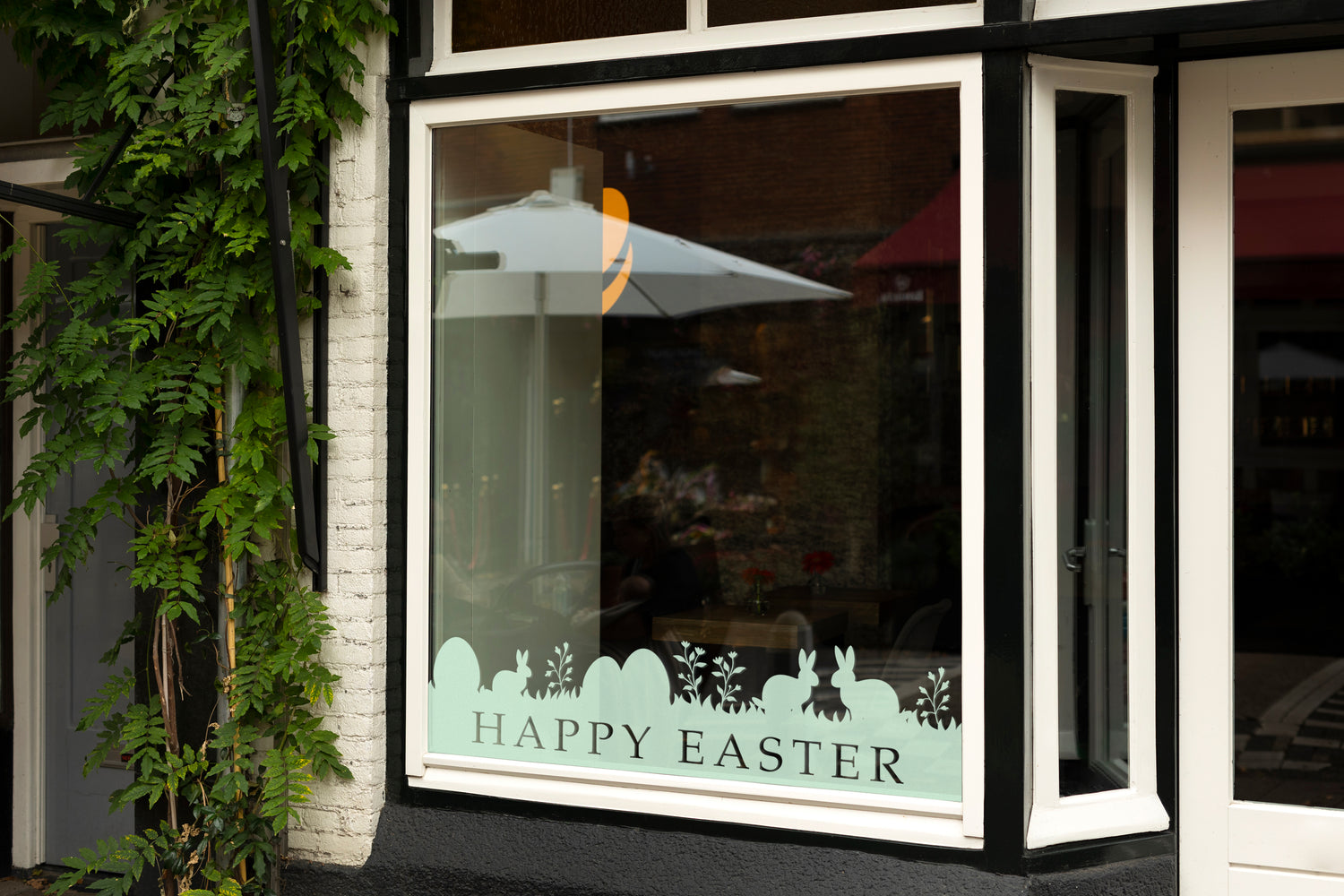 Happy Easter Banner Window Retail Vinyl