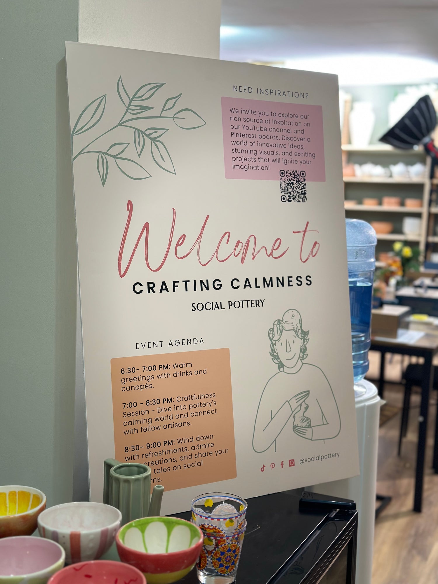 Custom signage for event