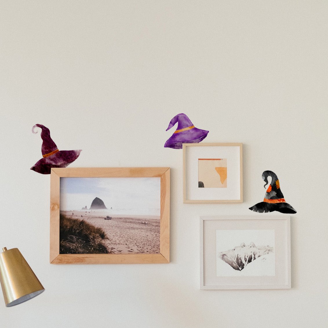 Jeanie-&-Joanie-Set-of-3-Witches-Hats-Wall-Stickers