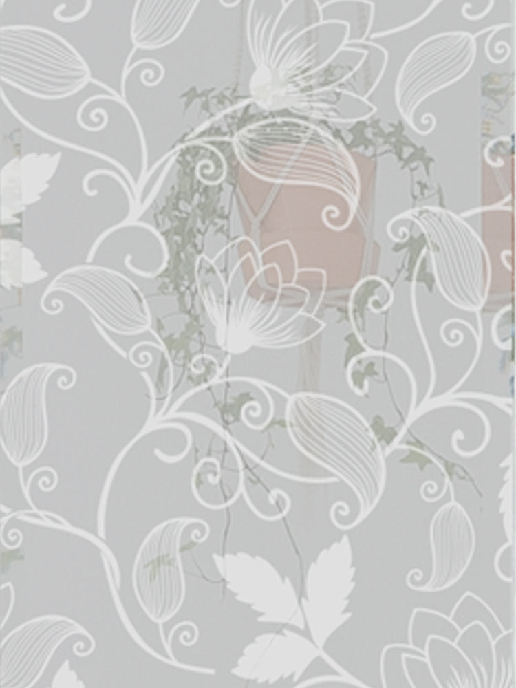 Joanie & Jeanie - Lotus Flower Window Film Sample