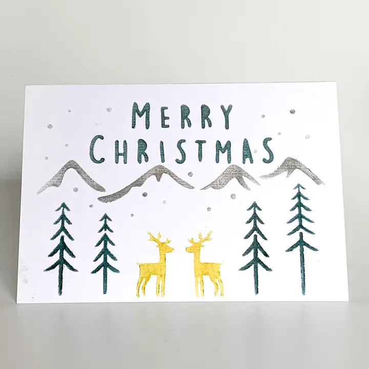 Merry-Christmas-Forest-Stencil-Set