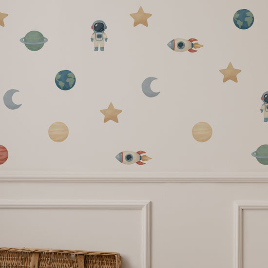 Mini Space Wall Sticker Set