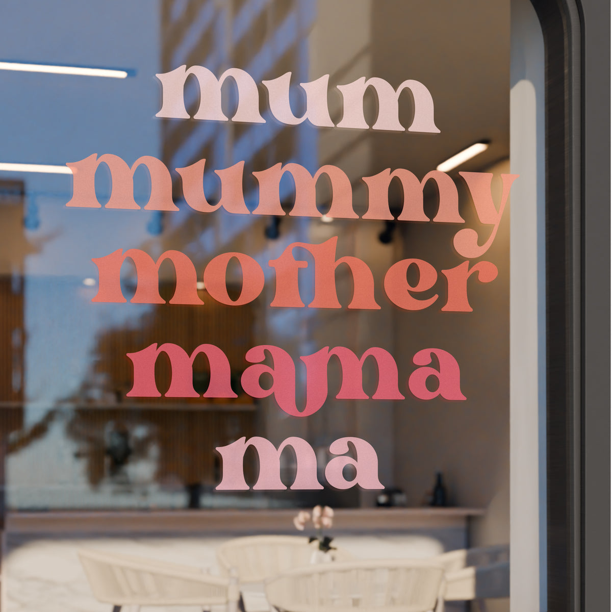 “Mum, Mummy, Mother, Mama, Ma” Mother&