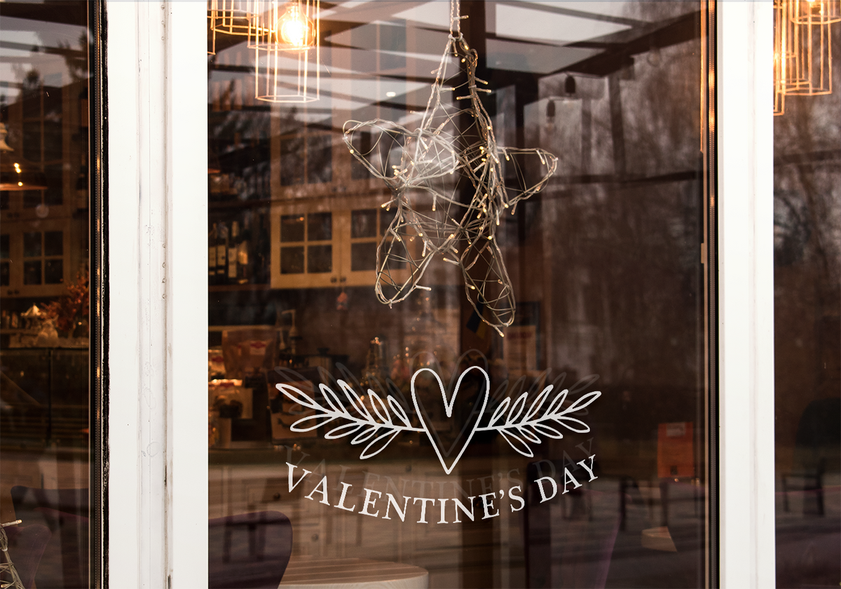 Branch of Love Valentine Retail Vinyl
