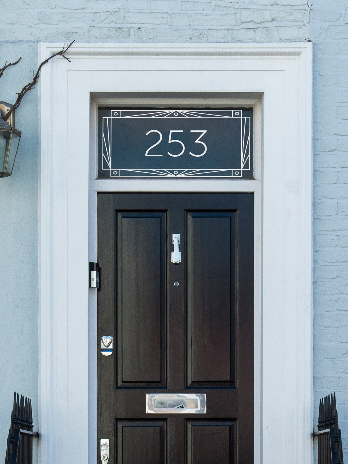 Art Deco Door Number Sticker Decal