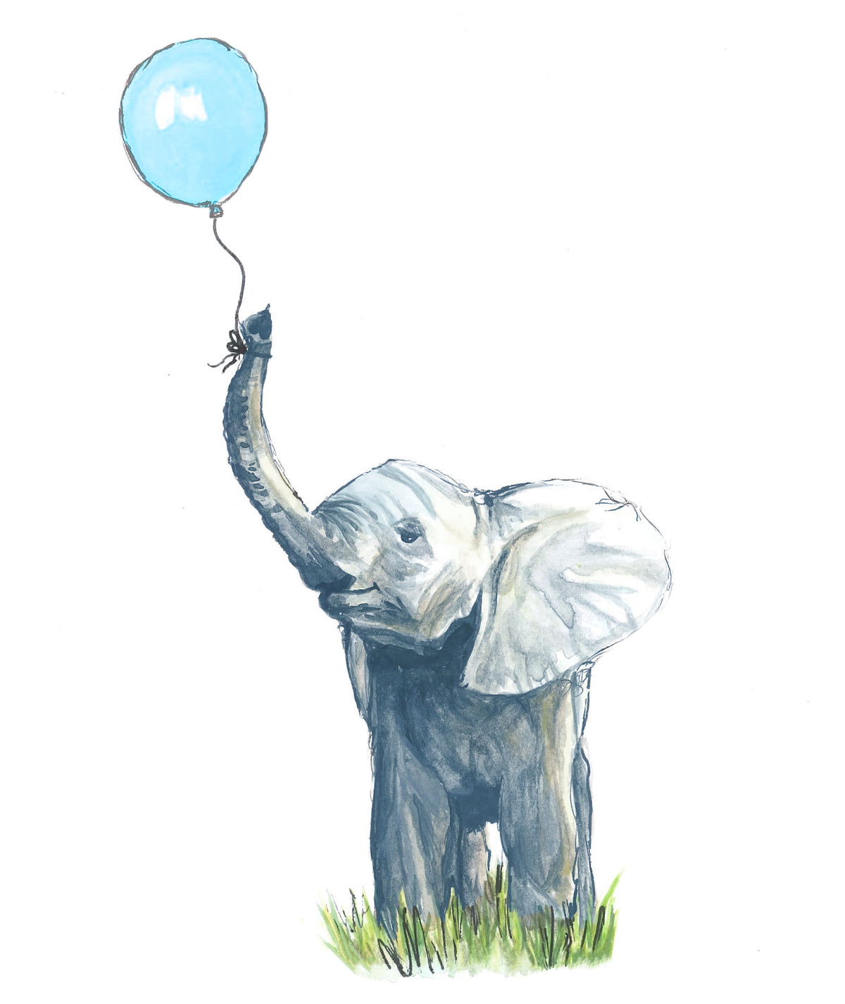 Elle Elephant Wall Sticker