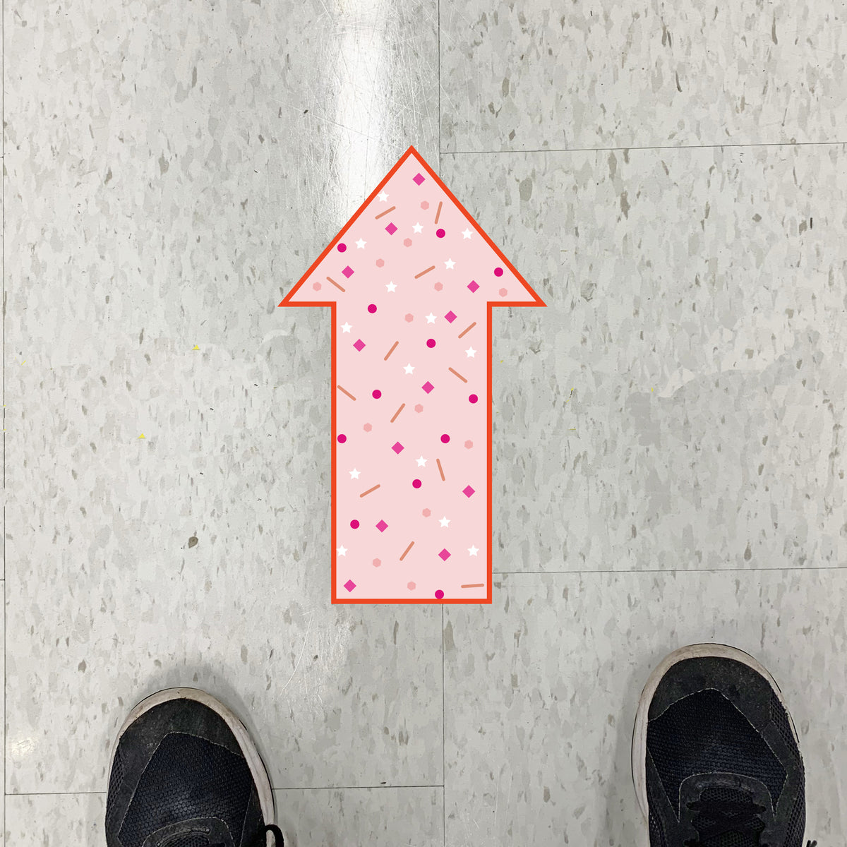 Scatter Arrow Floor Graphics
