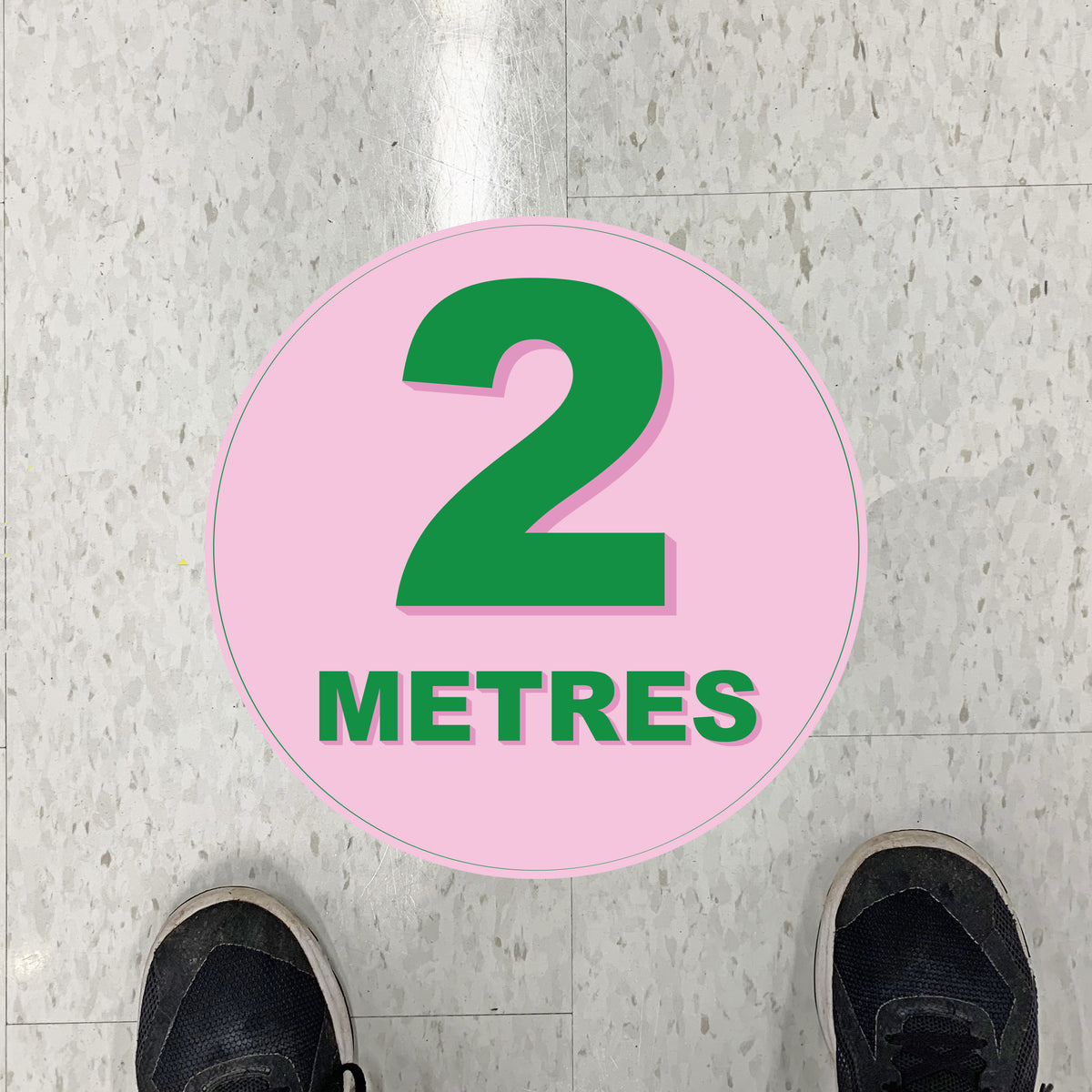 Hello Again 2M Floor Graphics
