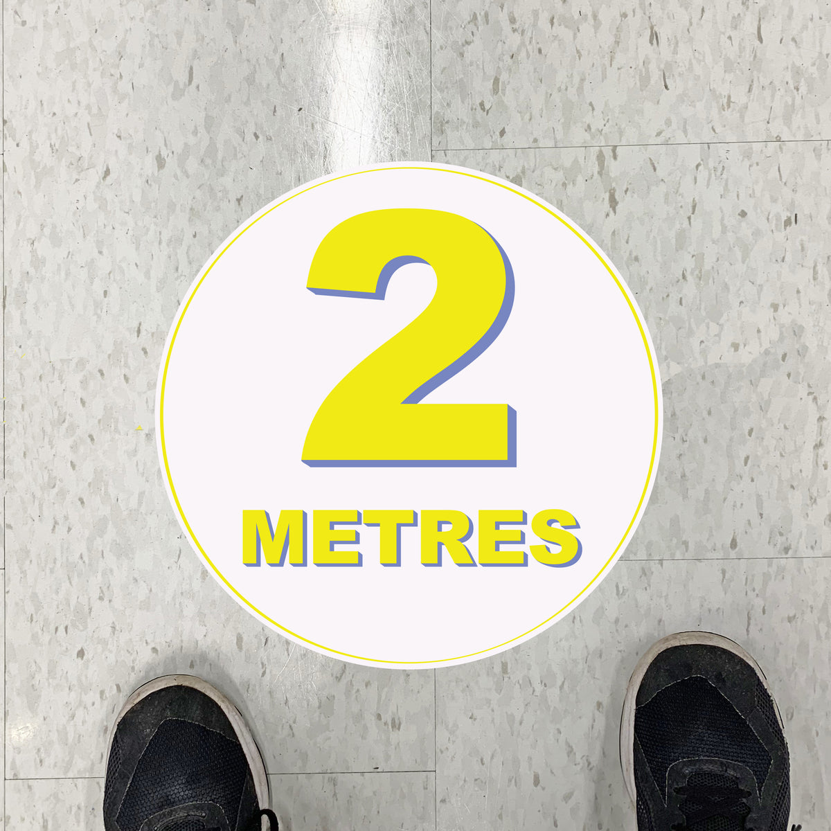 Hello Again 2M Floor Graphics