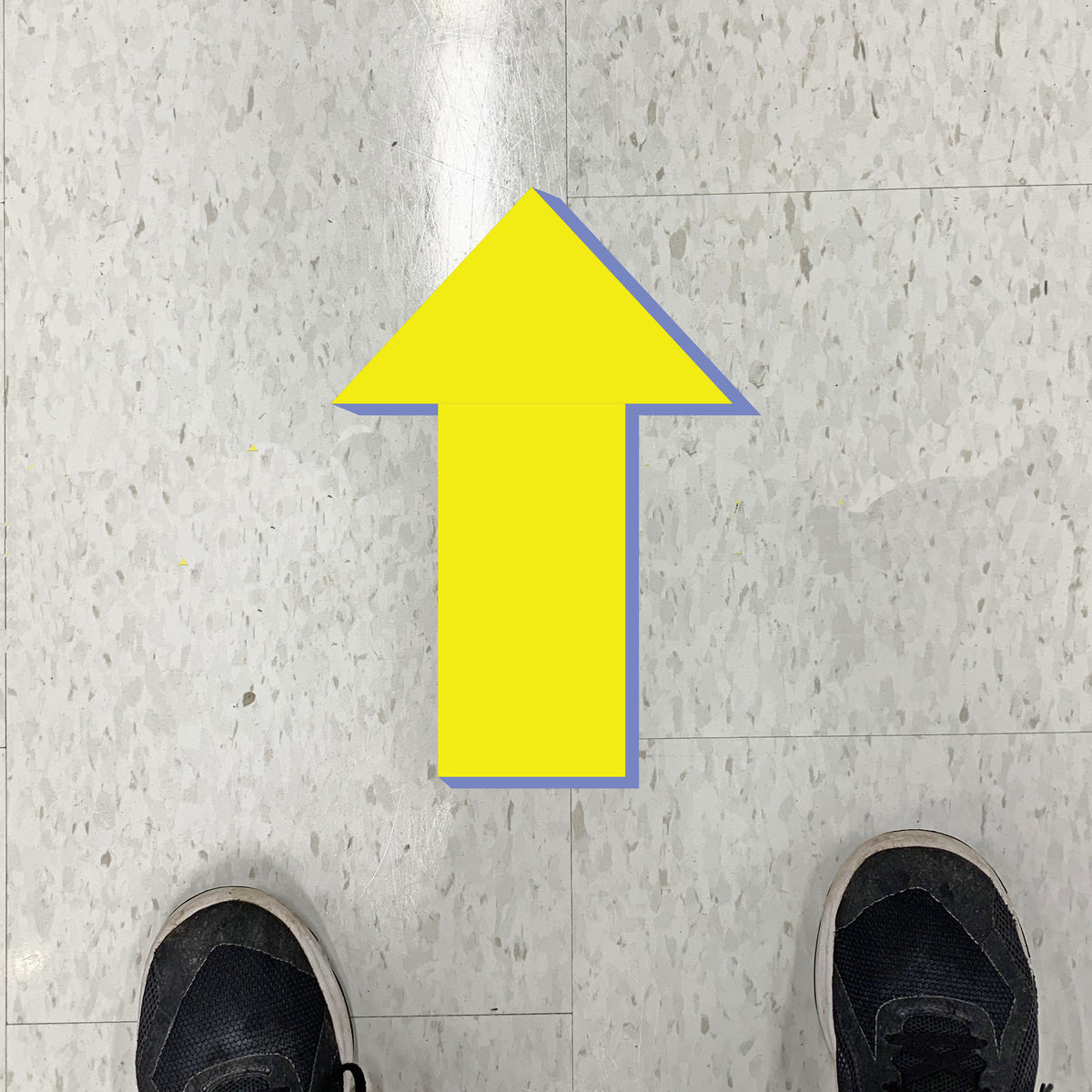 Hello Again Arrow Floor Graphics