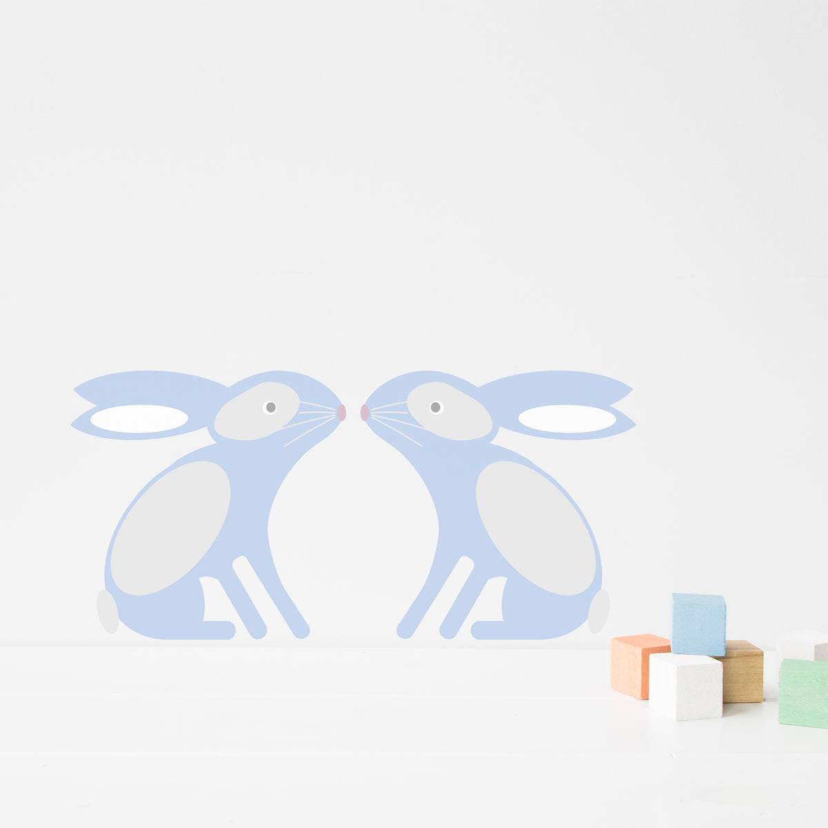 Kissing Bunny Wall Stickers
