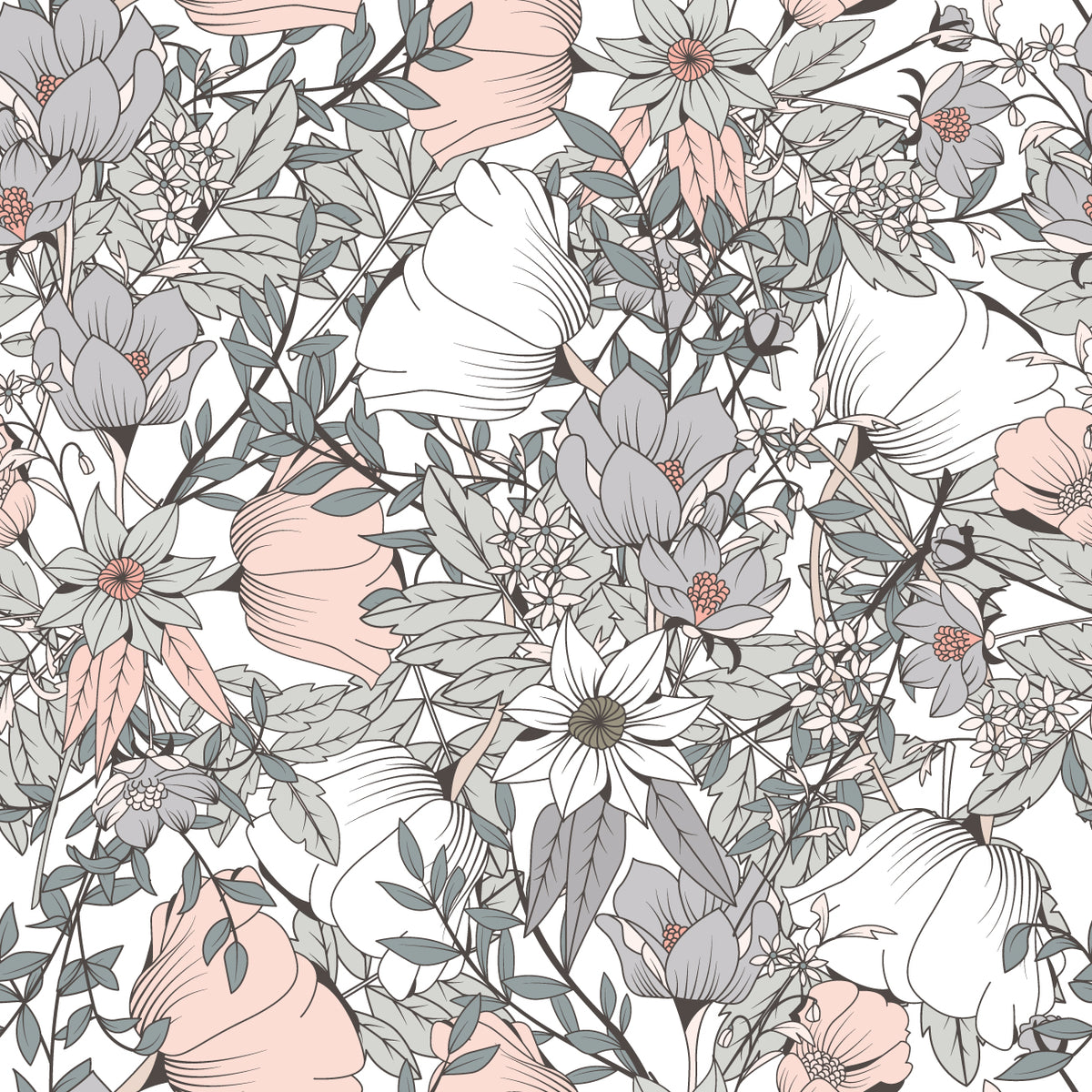 Pink And Grey Floral Furniture Stickers Ikea Hack For Ikea Malm Drawers