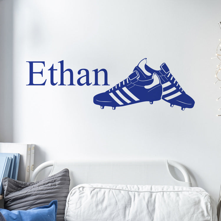 Personalised-Football-Boots-Wall-Sticker