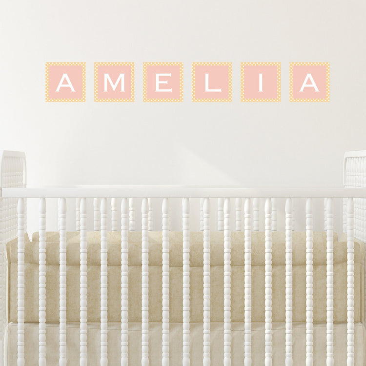 Personalised-Pink-Bricks-Wall-Sticker