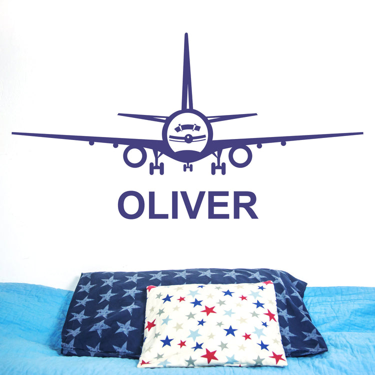 personalised-plane-wall-sticker