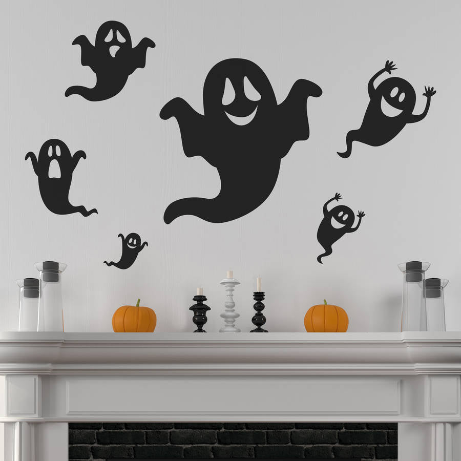 Set-of-Six-Halloween-Ghost-Wall-Stickers