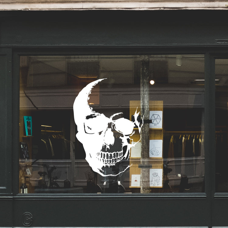 Skull-Retail-Window-Sticker