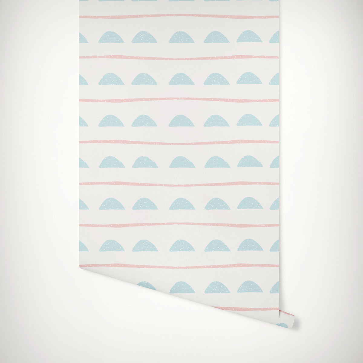 Geometric Sponge Mark Making Self Adhesive Wallpaper