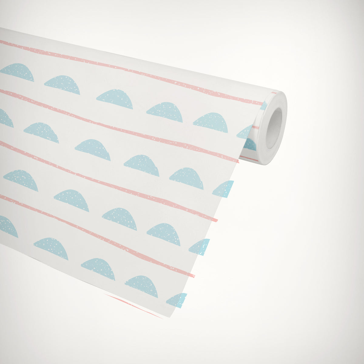 Geometric Sponge Mark Making Self Adhesive Wallpaper