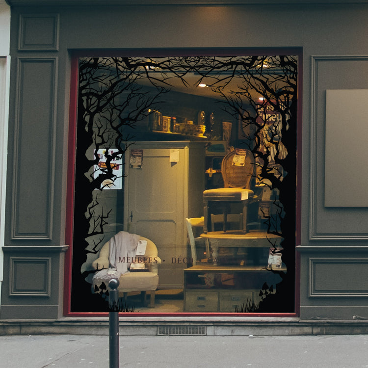 Spooky-Trees-Retail-window-Sticker