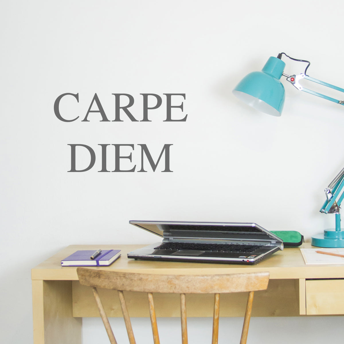 Carpe Diem Latin Quote Wall Sticker