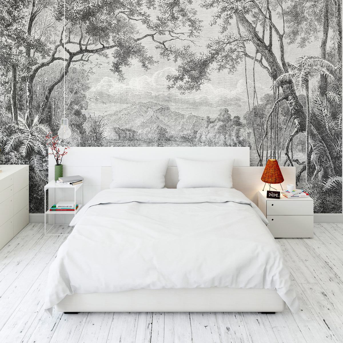Dear in the Wilderness Wall Mural