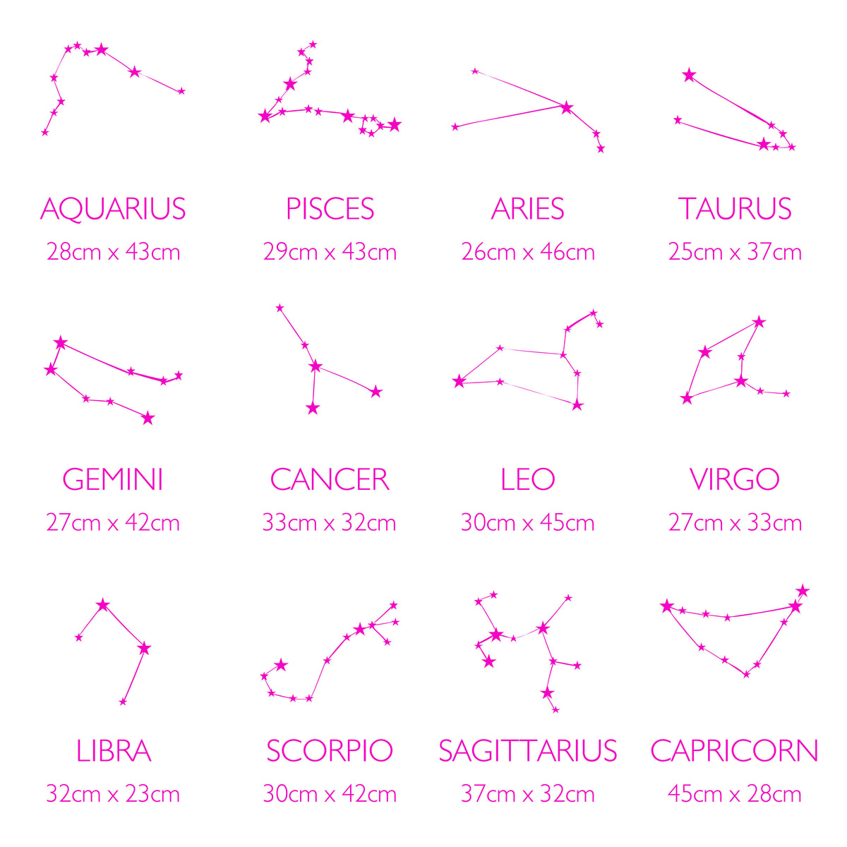 Personalised Constellation Wall Sticker
