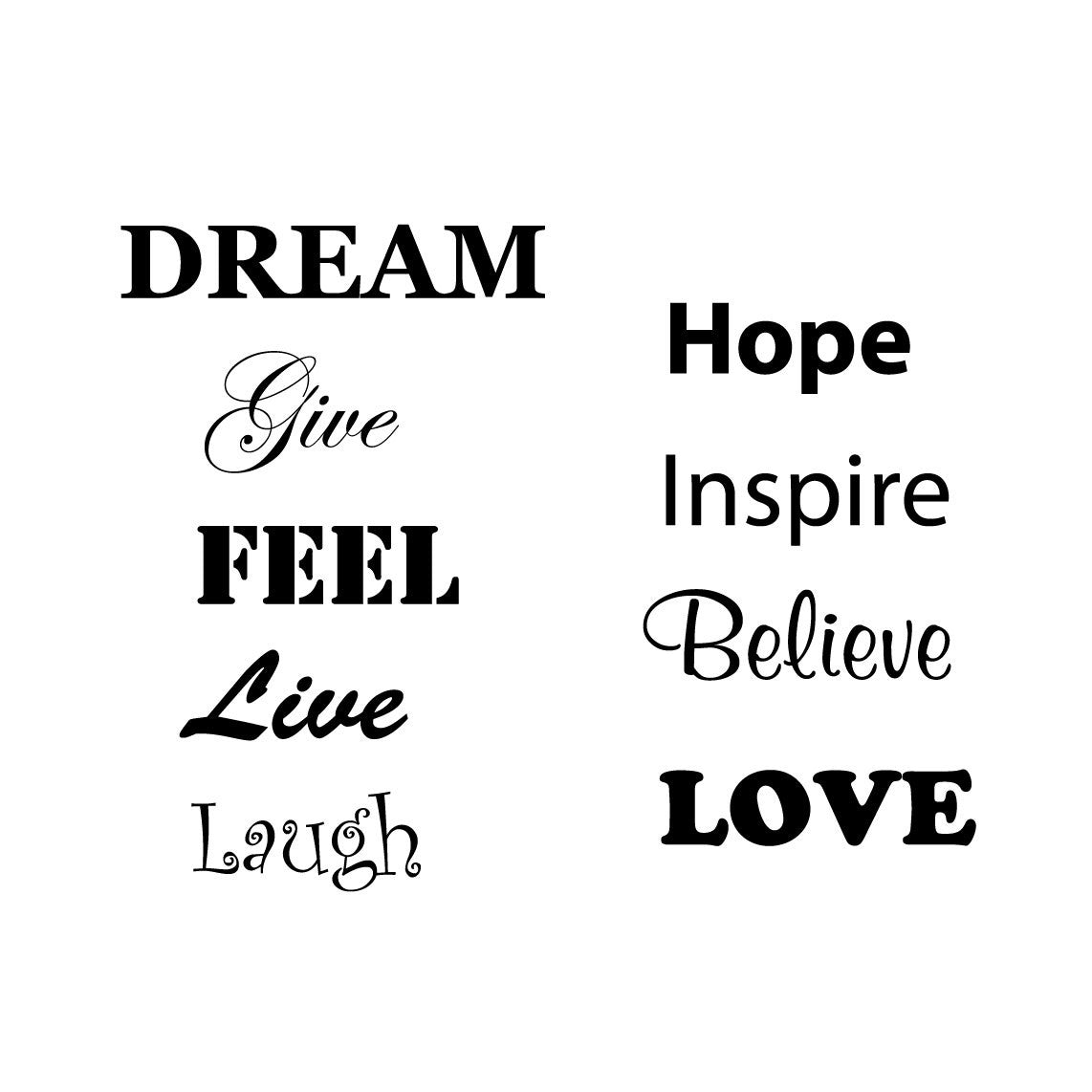 Inspirational Stair Stickers
