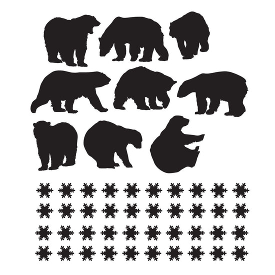 Polar Bears Window and Wall Stickers