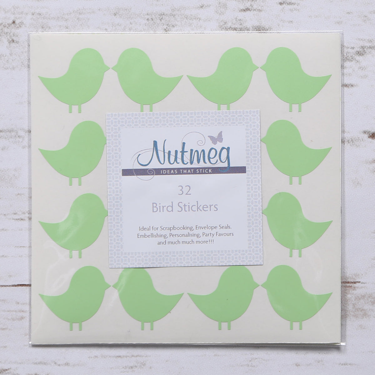 Bird Craft Stickers in Variety of Colours