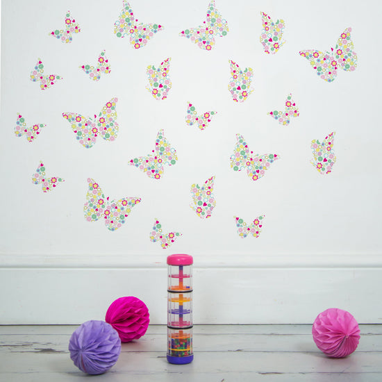 Butterfly Girls Bedroom Playroom Wall Stickers