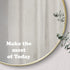 Make the most of Today Mirror Sticker Decal Quote