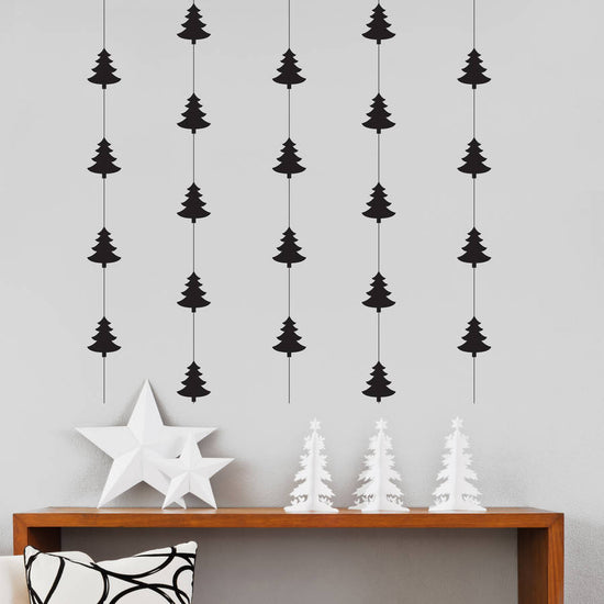 Christmas Tree Garland Window or Wall Sticker