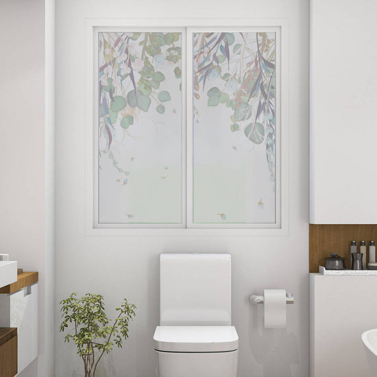 Falling Leaves Frosted Window Film