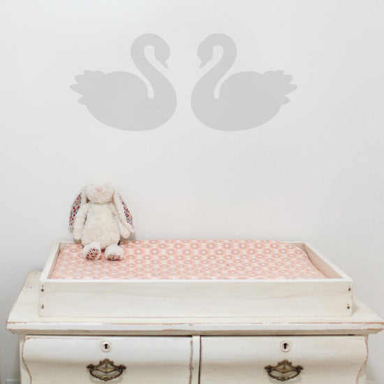 Pair of Swans Wall Sticker