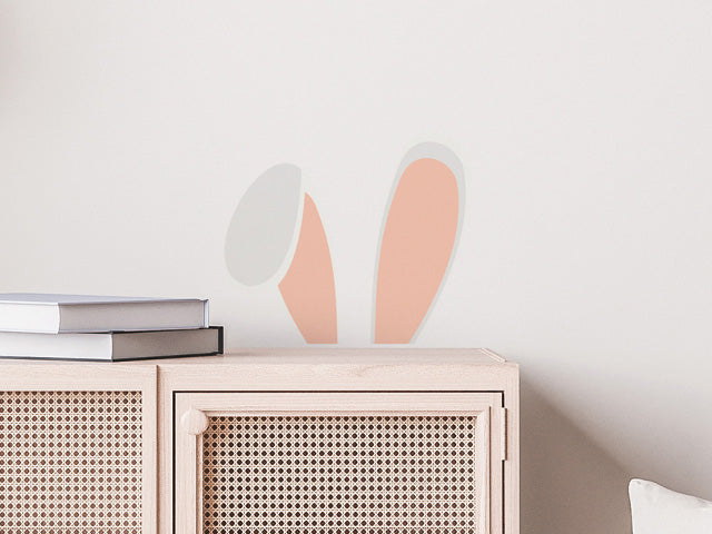 bunny ears wall sticker