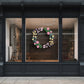 Spring Wreath Retail Shop Window Sticker Vinyl