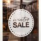 Circle Winter Sale Retail Shop Window Sticker Vinyl