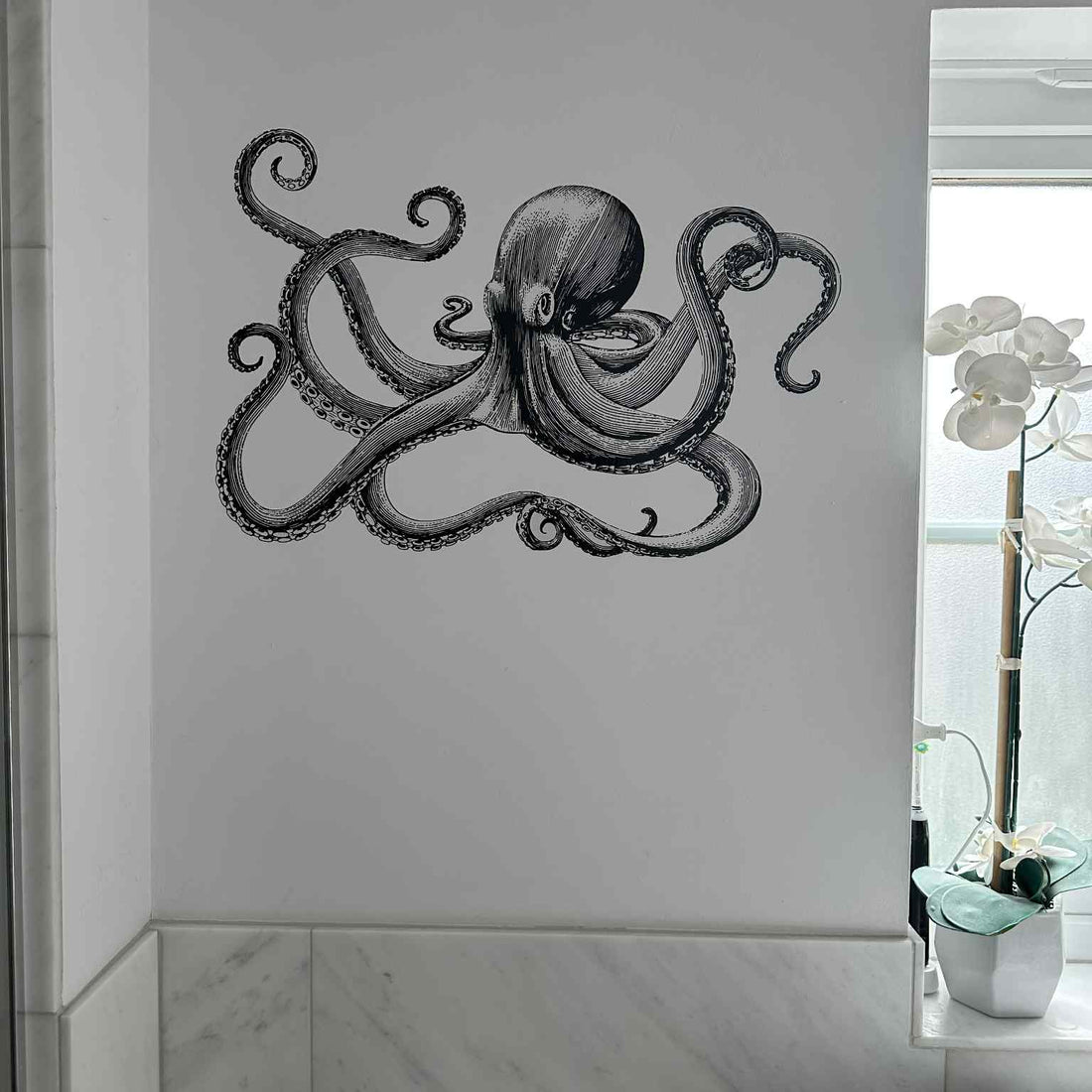 Octopus Wall Sticker - Medium