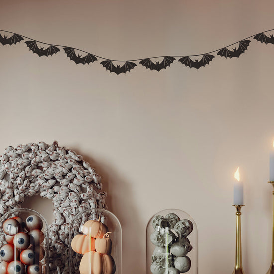 Joanie & Jeanie - Bat Bunting Wall Stickers