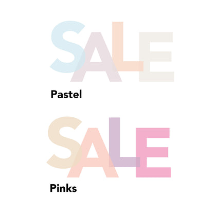 Bold Window SALE Display Decal