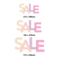 Bold Window SALE Display Decal