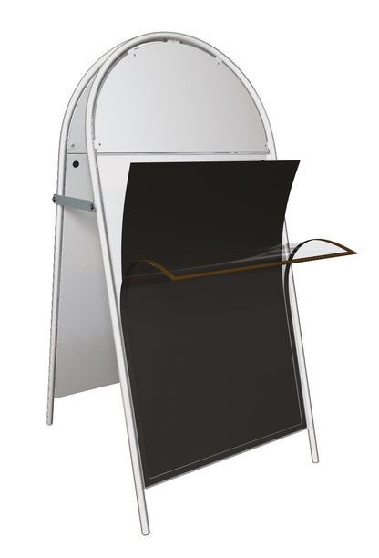 Poster Pavement Sign - A-Board with Semi Circular Header
