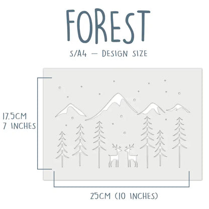 Christmas-Forest-Window-Snow-Spray-Stencil-Sample