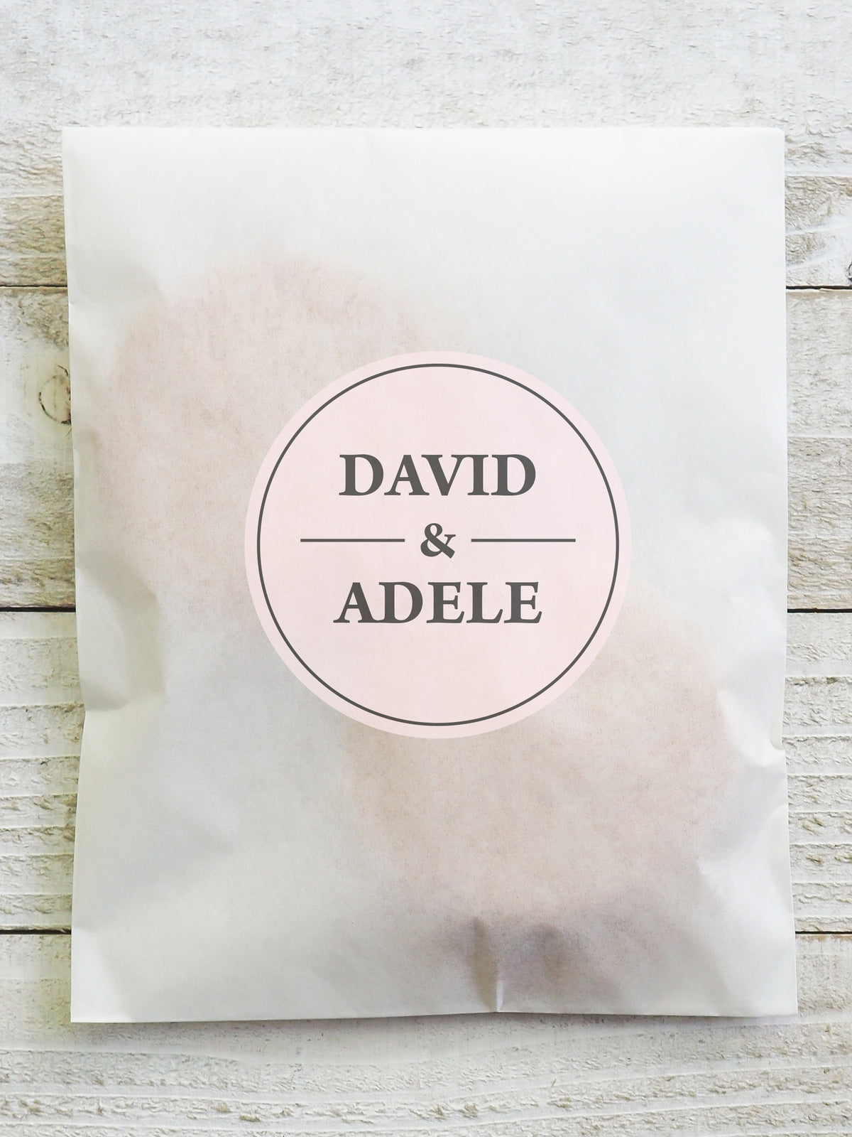 Personalised Labels for Confetti and Favours
