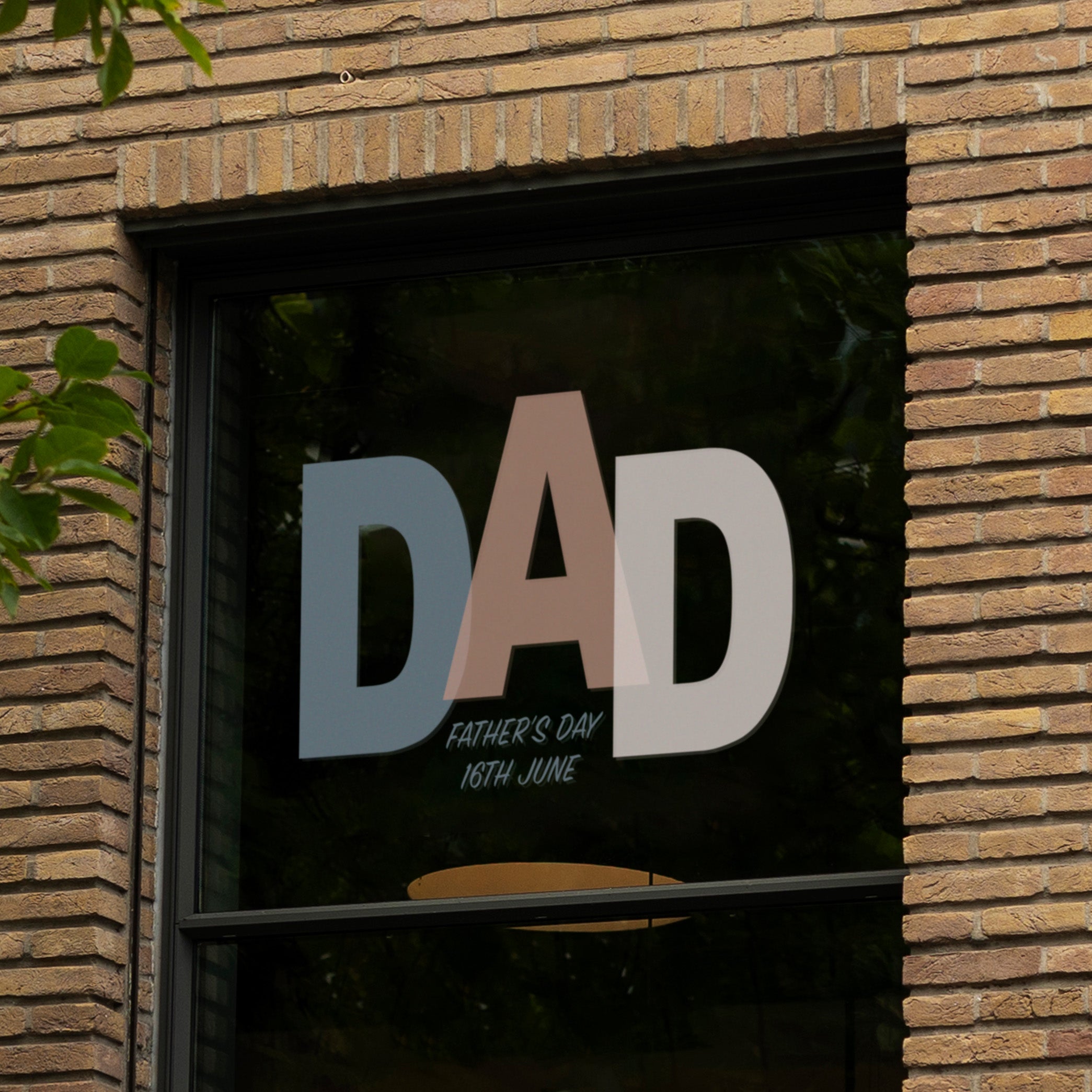 DAD Bold Block Letters Father's Day Retail Graphics – Nutmeg Studio