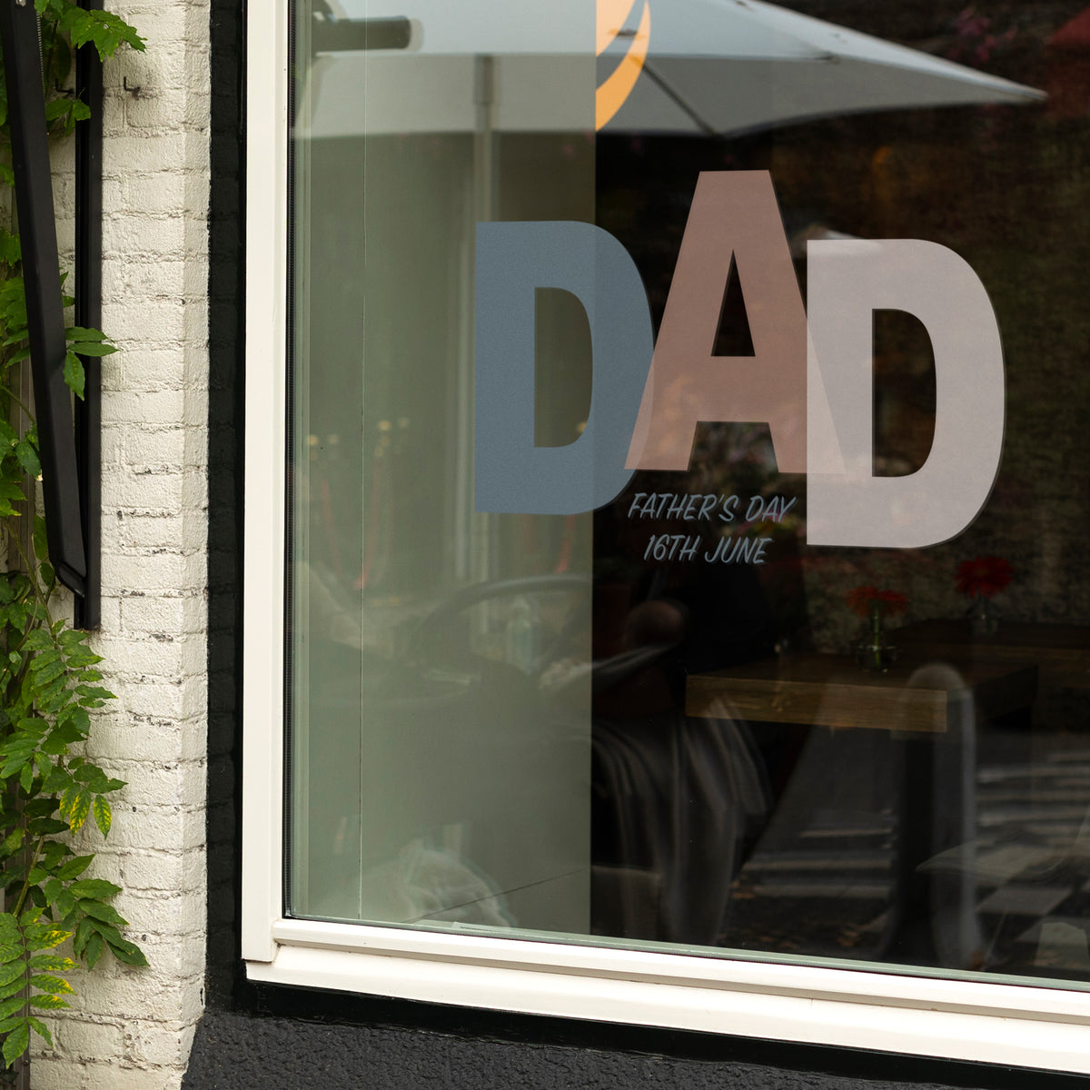 DAD Bold Block Letters Father&