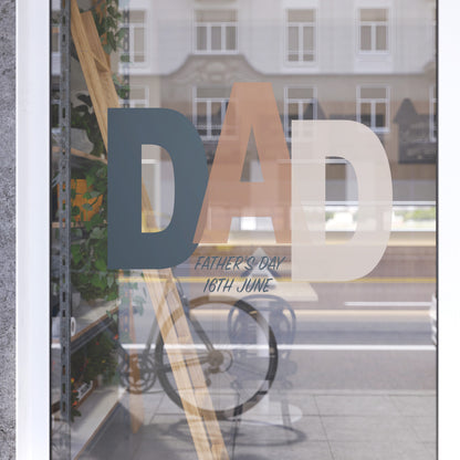 DAD Bold Block Letters Father&
