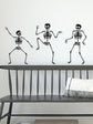 Joanie & Jeanie - Dancing Skeleton Wall Stickers